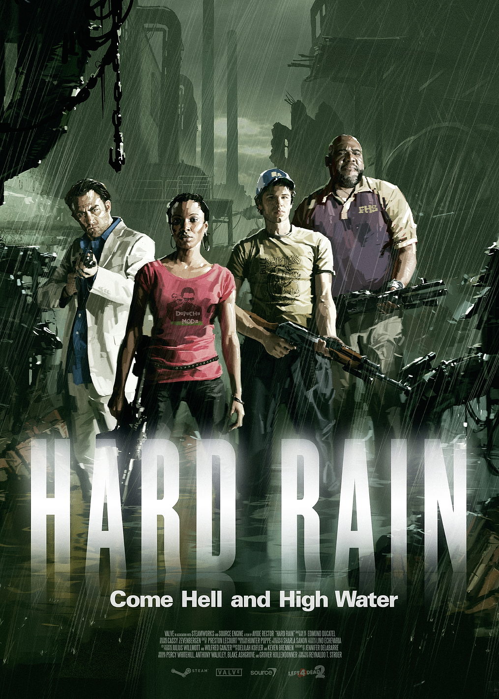 Hard Rain: постер из коллекции Left 4 Dead