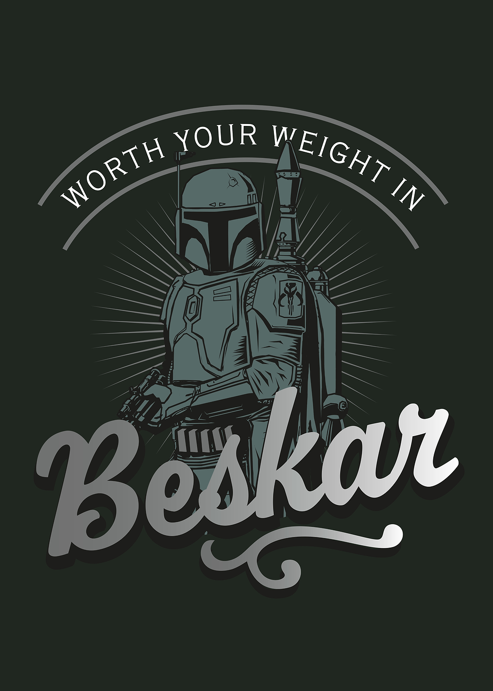 Weight of Beskar: постер из коллекции Star Wars