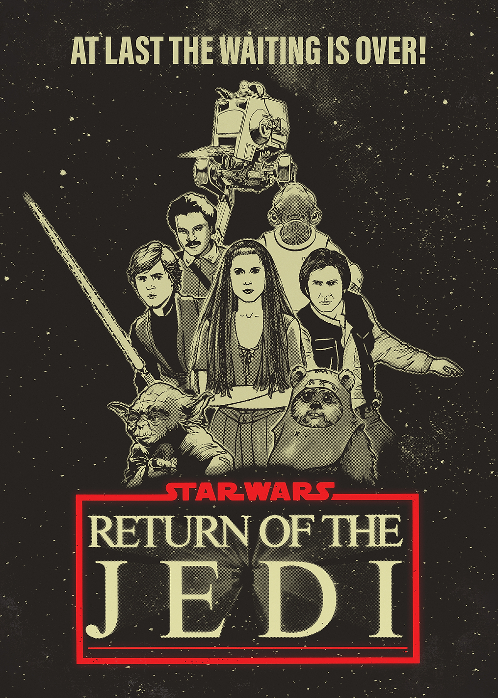 The wait is over: постер из коллекции Star Wars