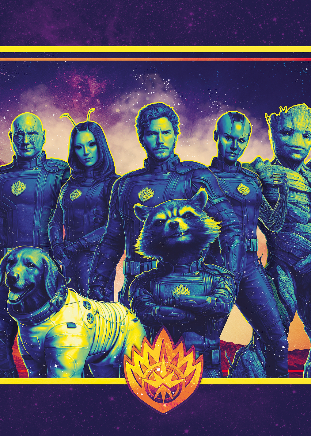 The Guardians: постер из коллекции Marvel