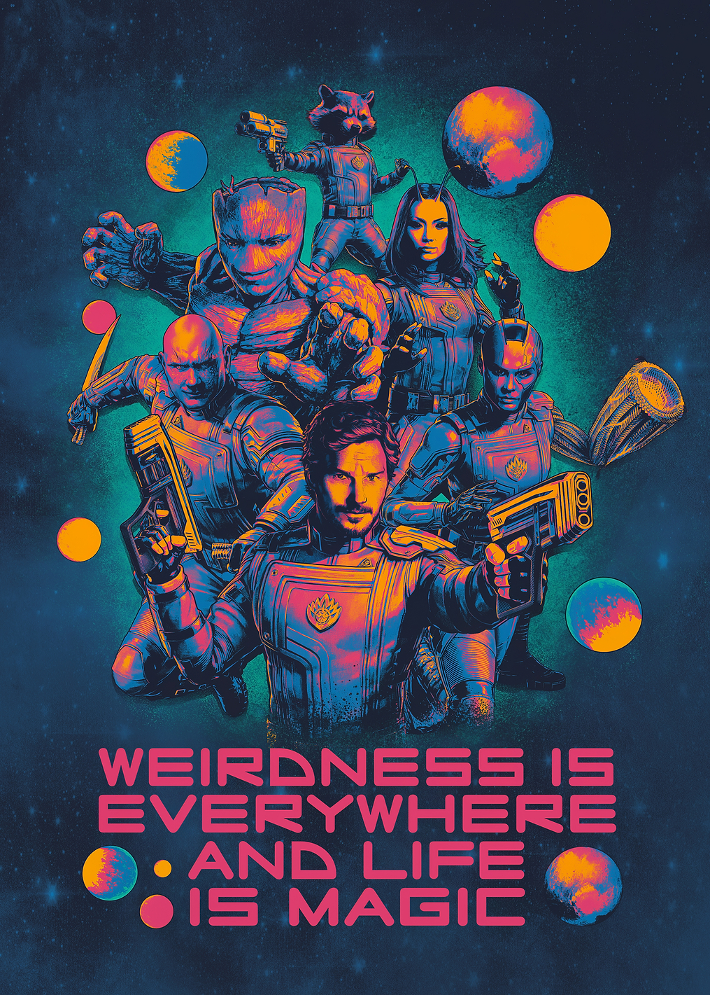 Weirdness is Everywhere: постер из коллекции Marvel