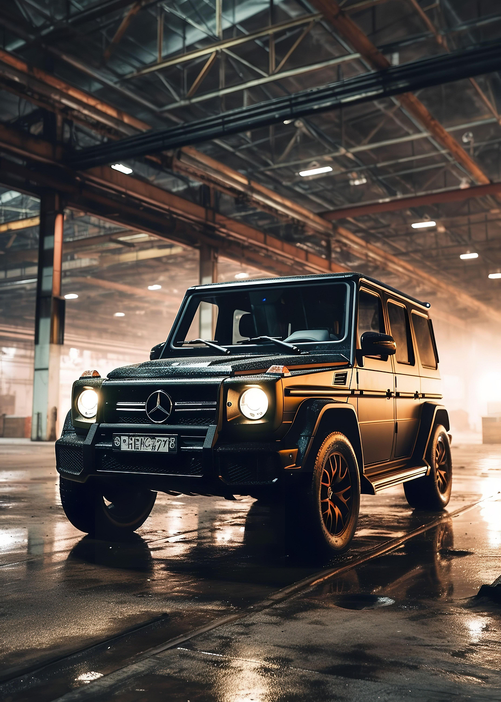 Mercedes G63 Amg: постер из коллекции Porsche 911