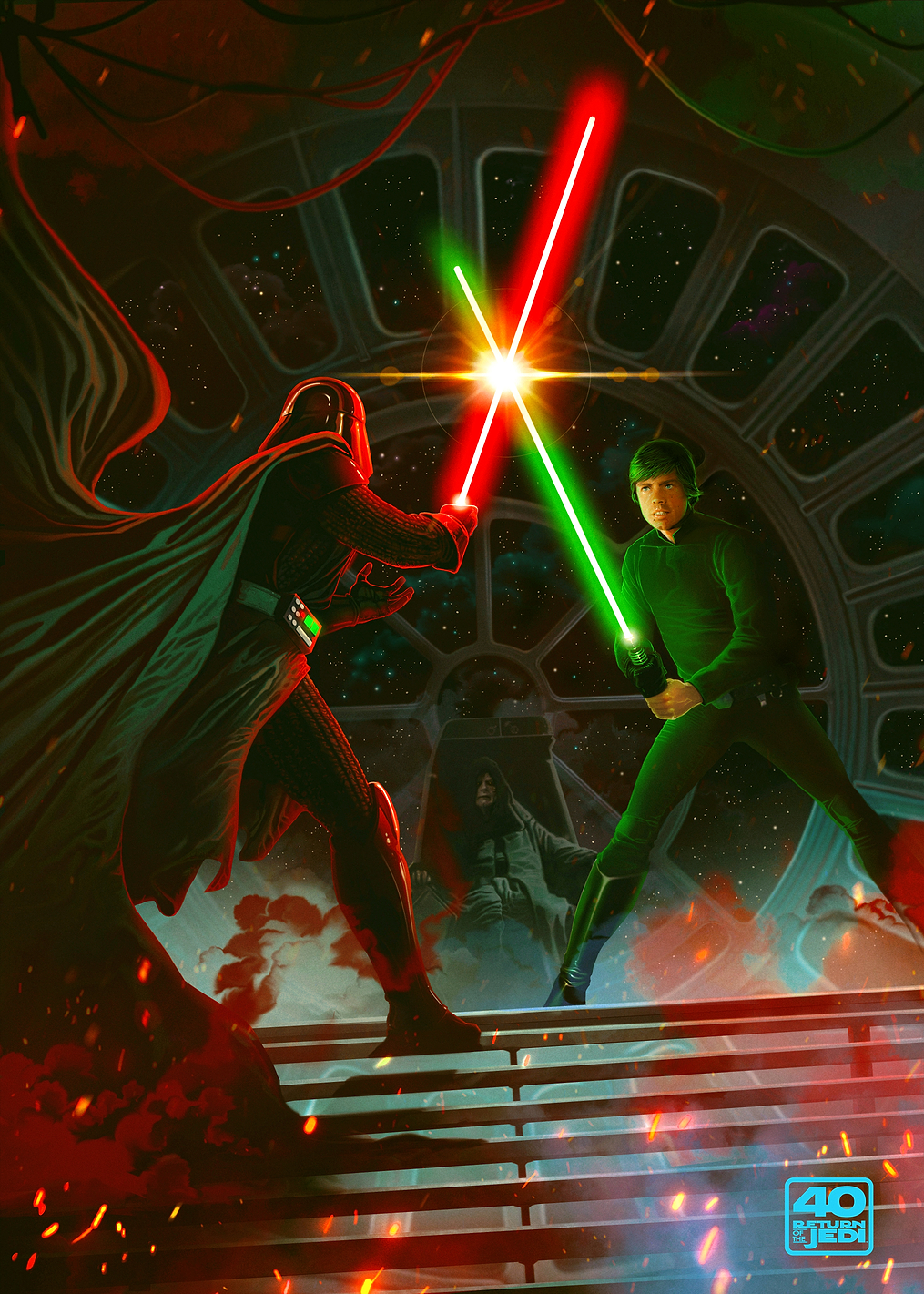 The Dark Side Beckons: постер из коллекции Star Wars