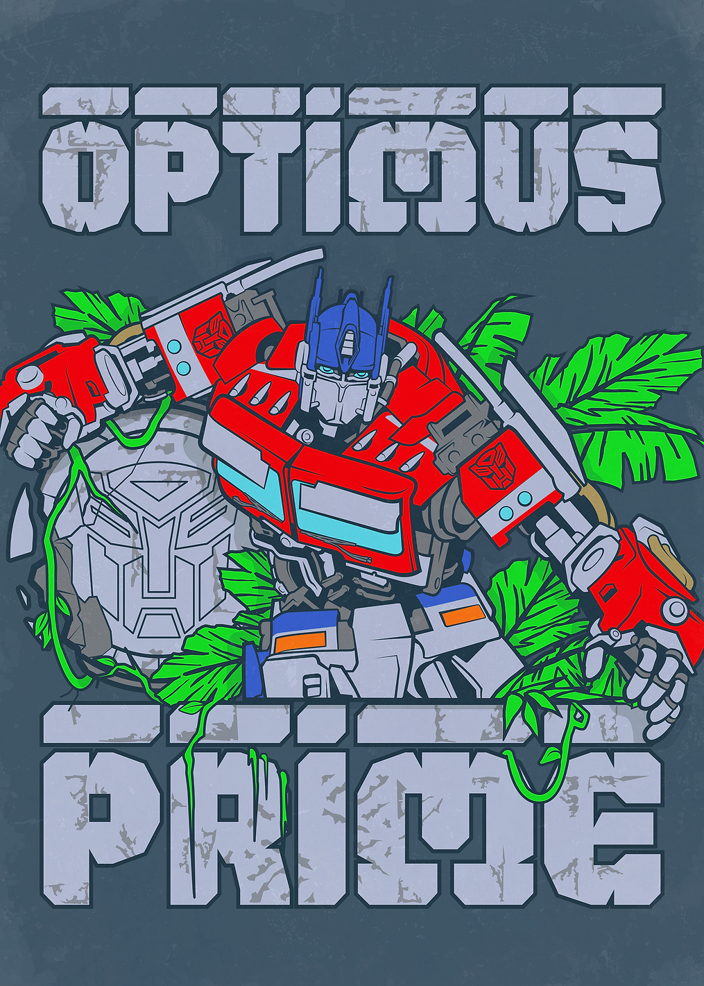 Optimus Prime Jungle: постер из коллекции Transformers
