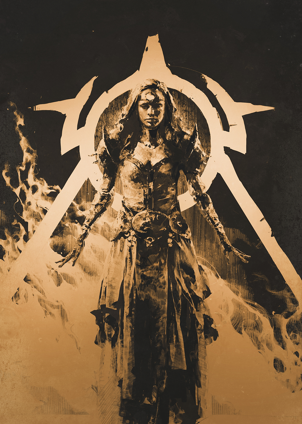 Sorcerer Gold: постер из коллекции Diablo