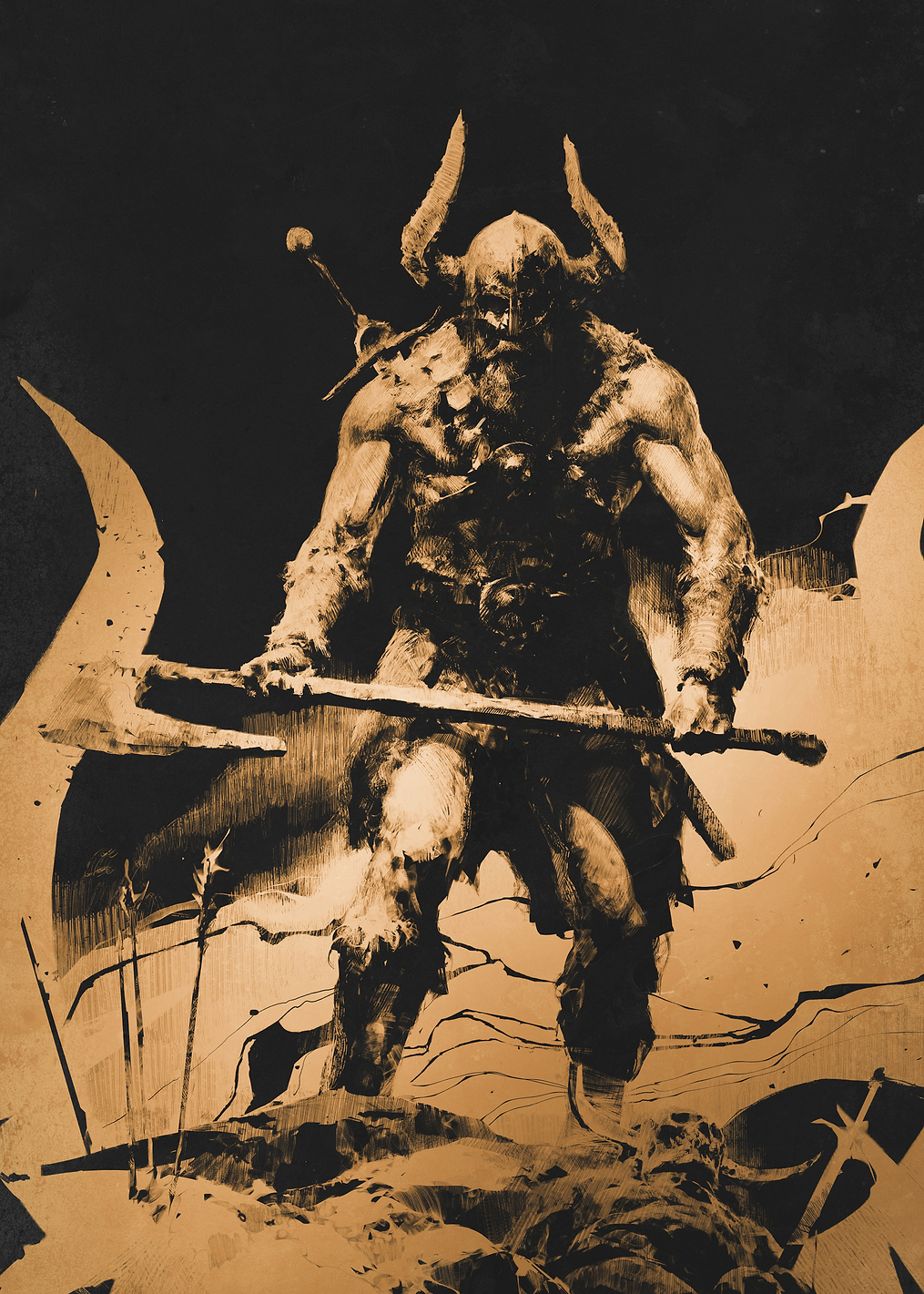Barbarian Gold: постер из коллекции Diablo