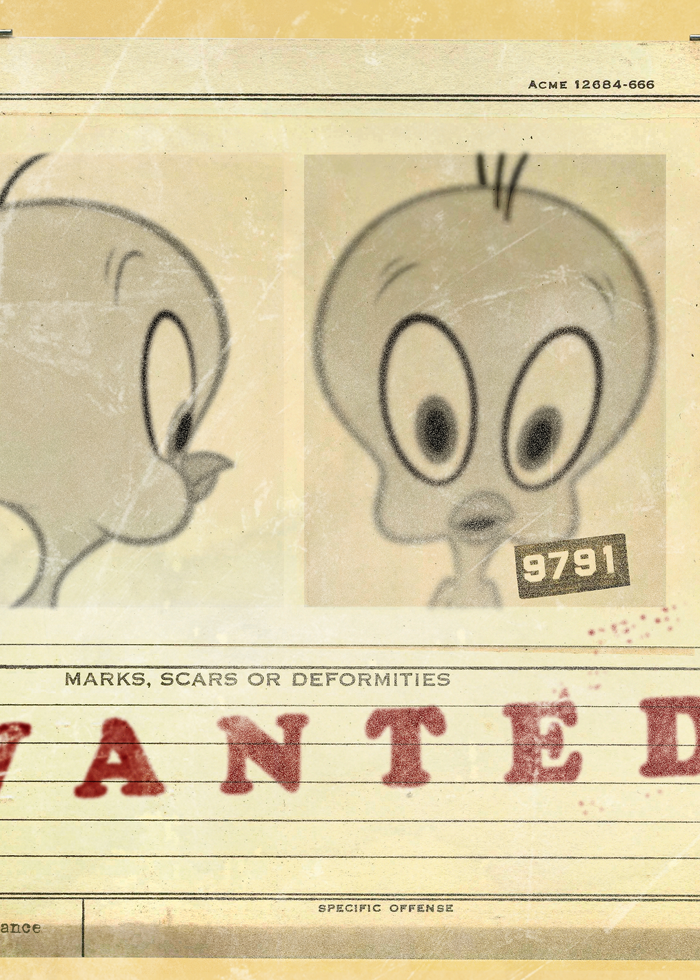 Wanted: постер из коллекции Looney Tunes