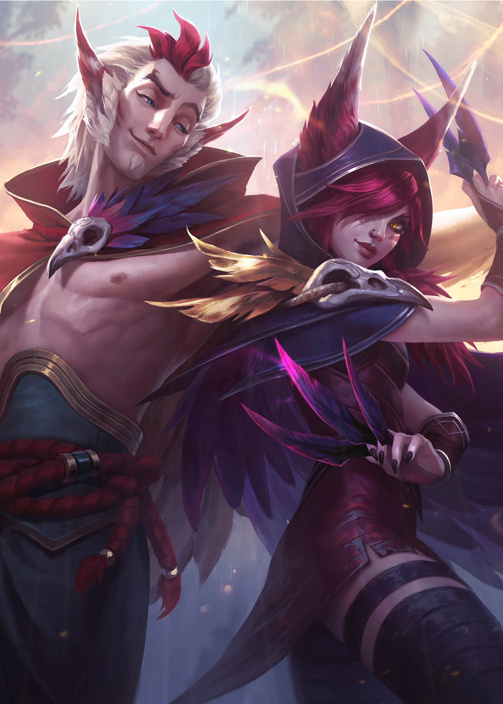 Xayah&Rakan Vertical: постер из коллекции League of Legends