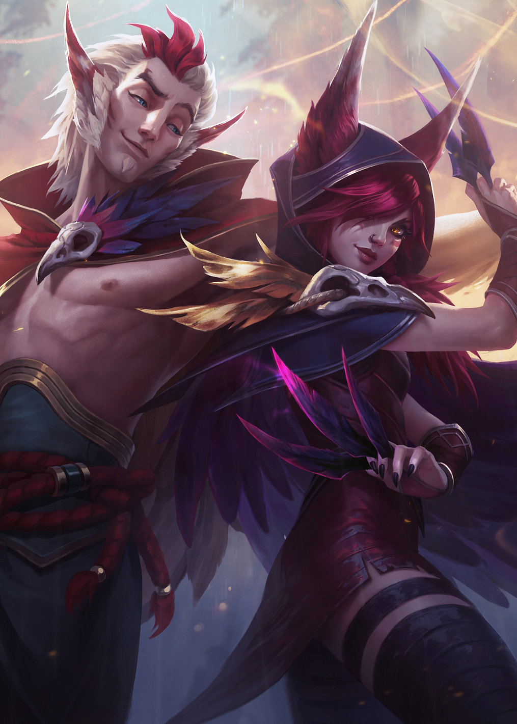 Xayah&Rakan Horizontal: постер из коллекции League of Legends