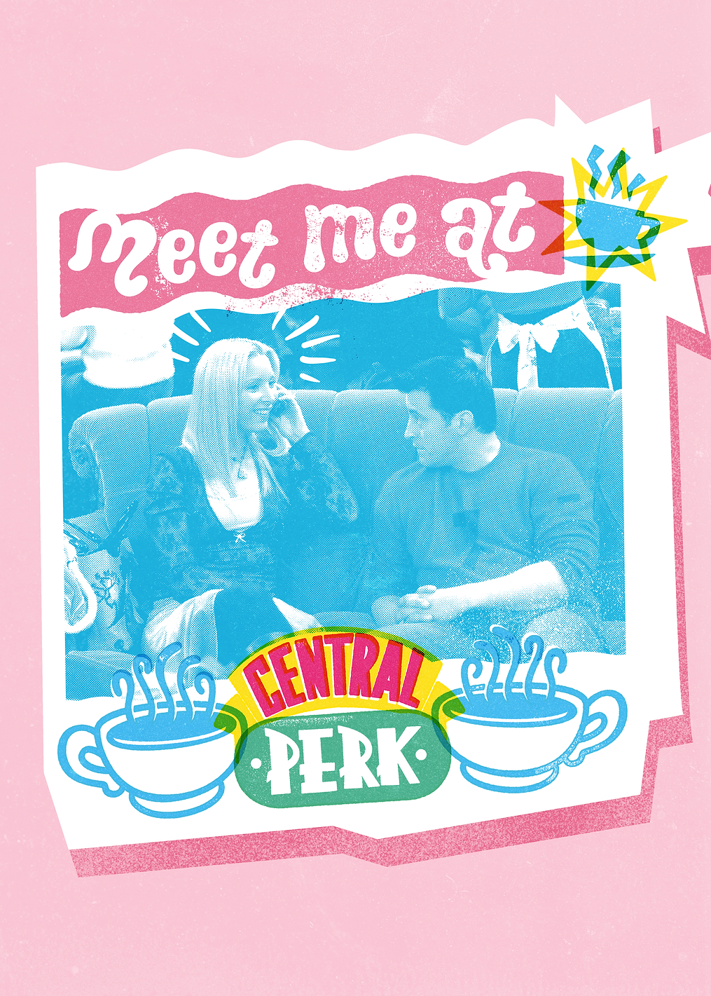 Meet Me at Central Perk: постер из коллекции Friends