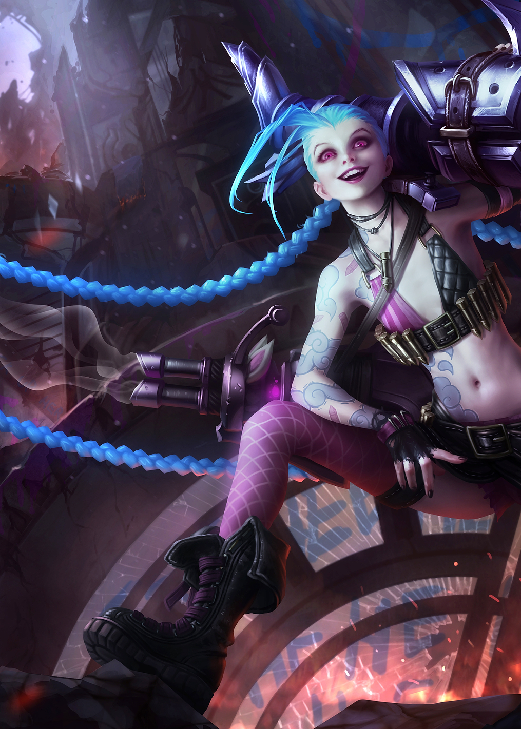 Jinx Horizontal: постер из коллекции League of Legends