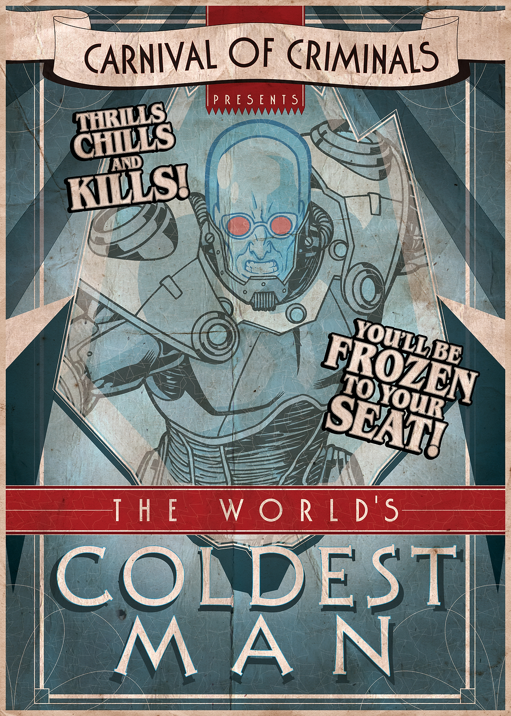 Mr. Freeze: постер из коллекции DC Comics