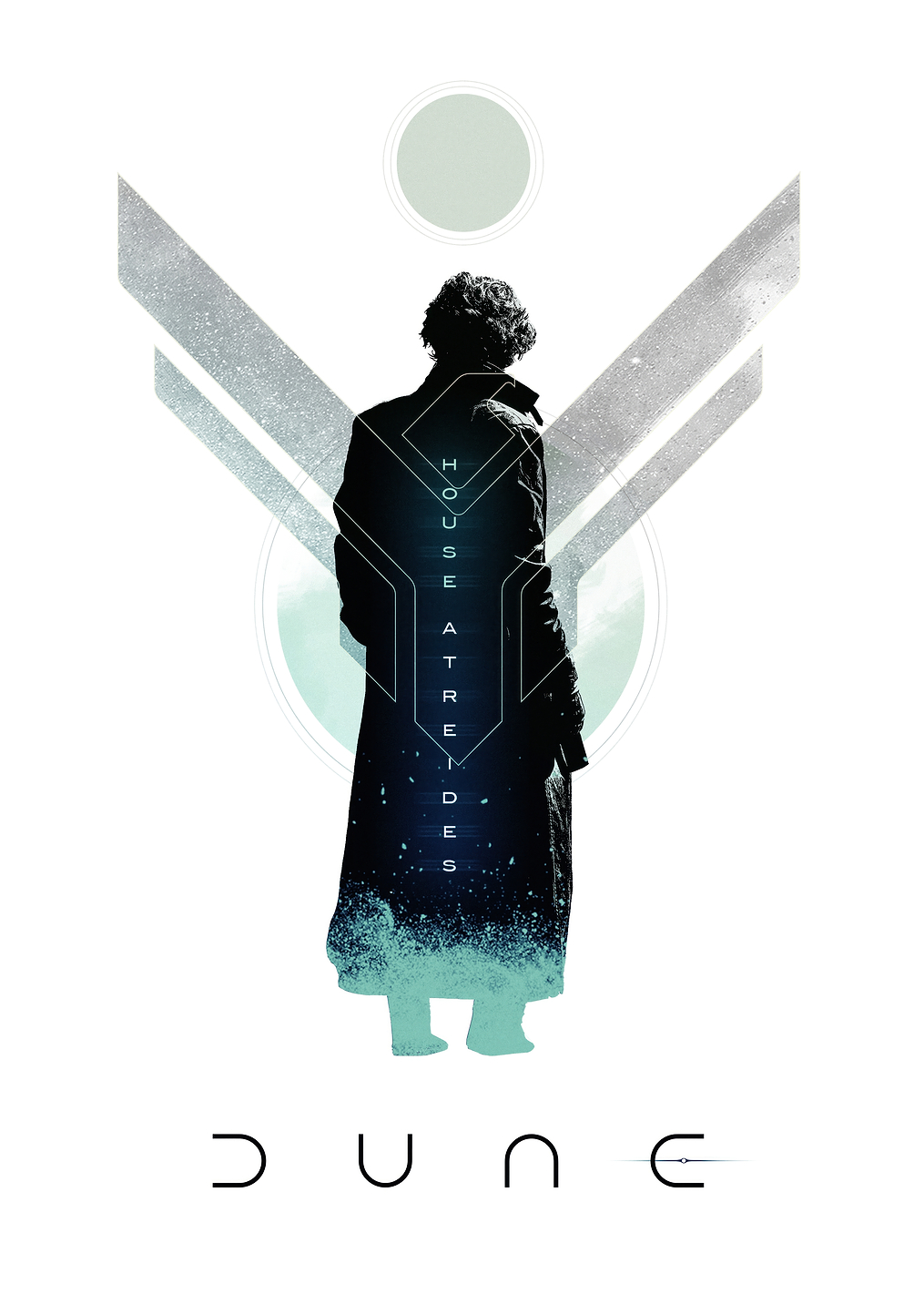 Paul Atreides Silhouette: постер из коллекции Dune
