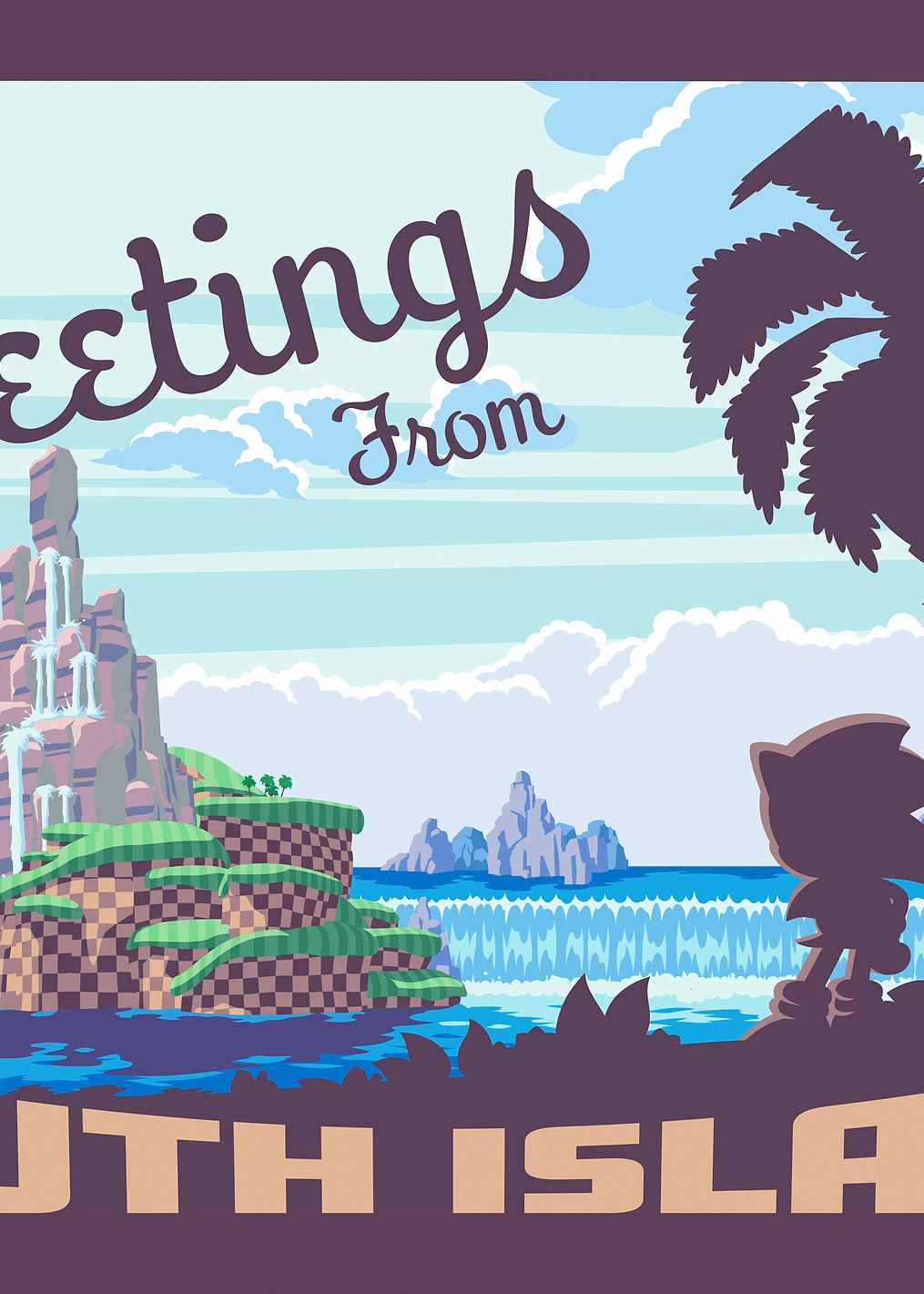 South Island: постер из коллекции Sonic the Hedgehog