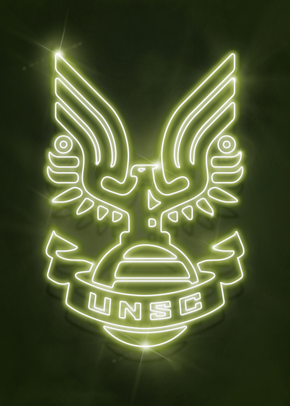 UNSC Neon: постер из коллекции HALO Game