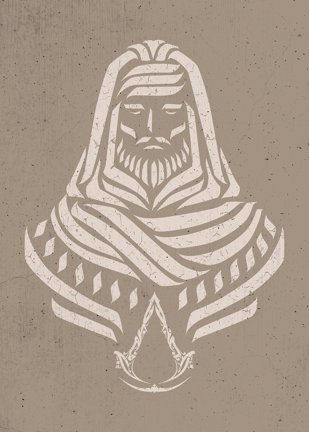 Sand Portrait: постер из коллекции Assassin's Creed