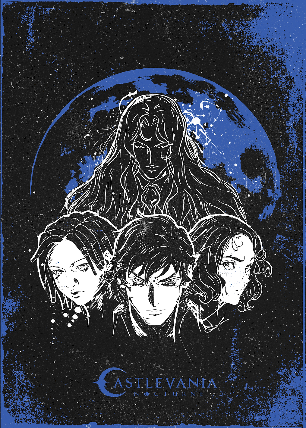 Blue Nocturne Characters: постер из коллекции Castlevania