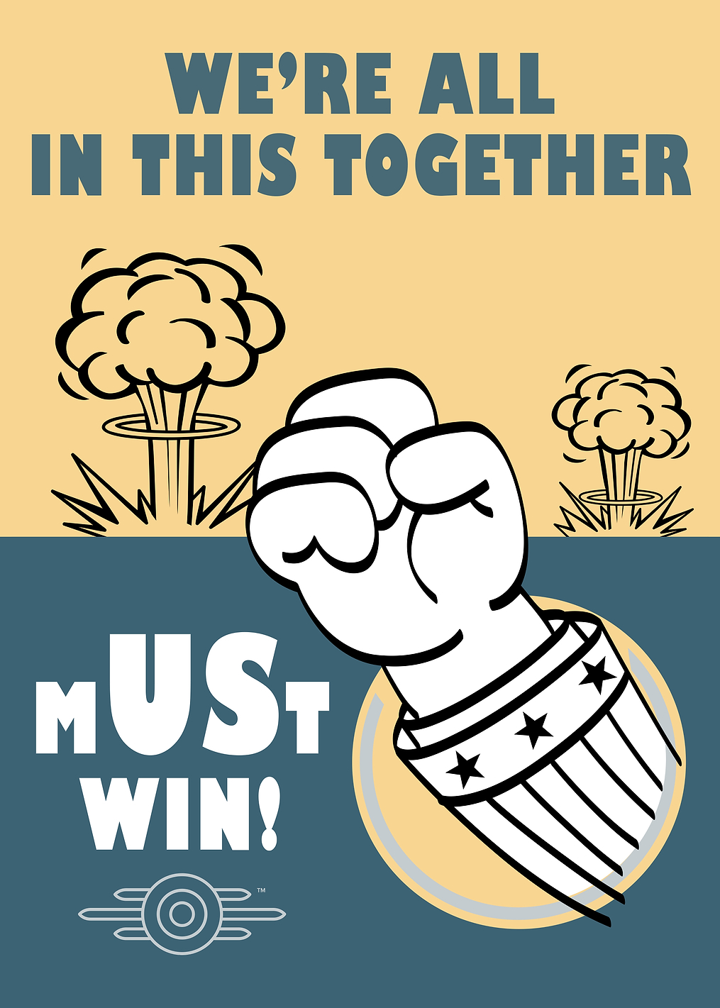 We're All In This Together: постер из коллекции Fallout