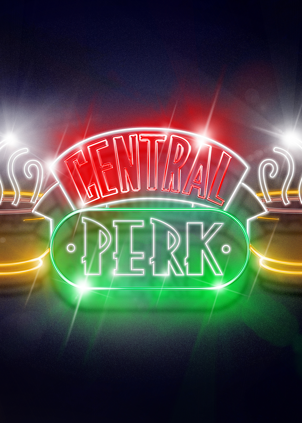 Central Perk Neon: постер из коллекции Friends