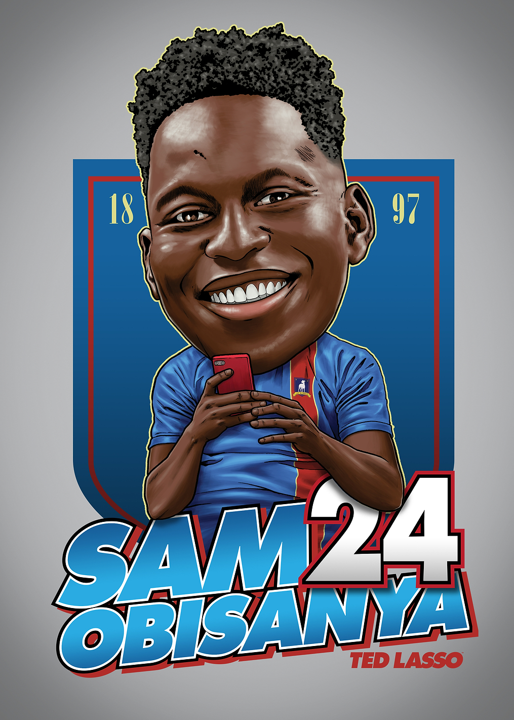 Sam Obisanya: постер из коллекции Ted Lasso