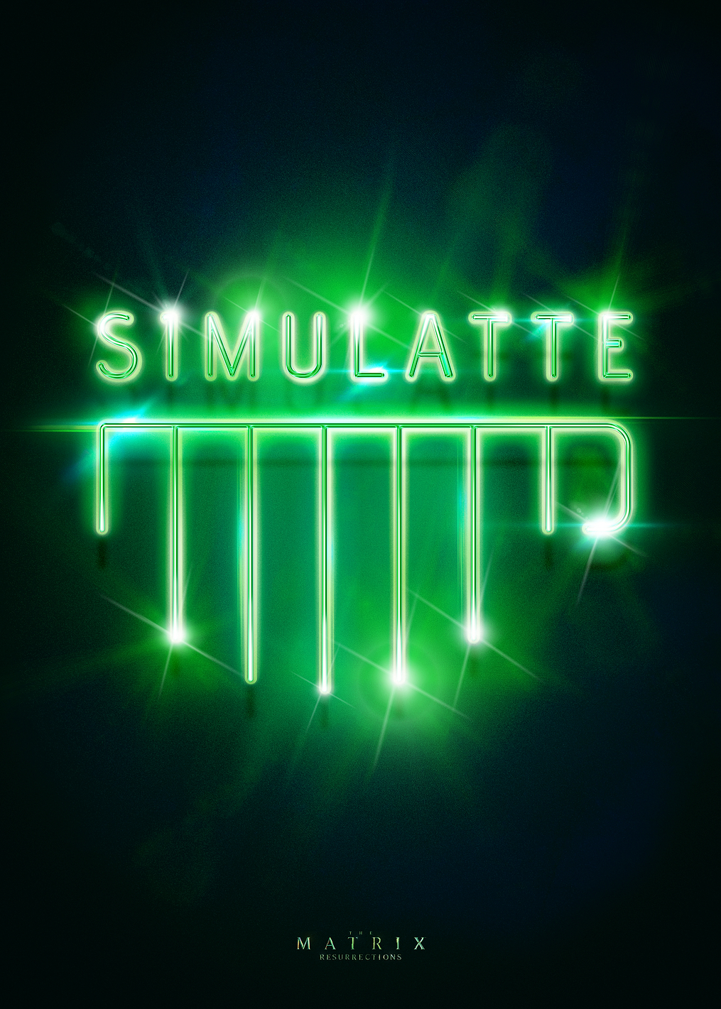 Simulatte: постер из коллекции The Matrix