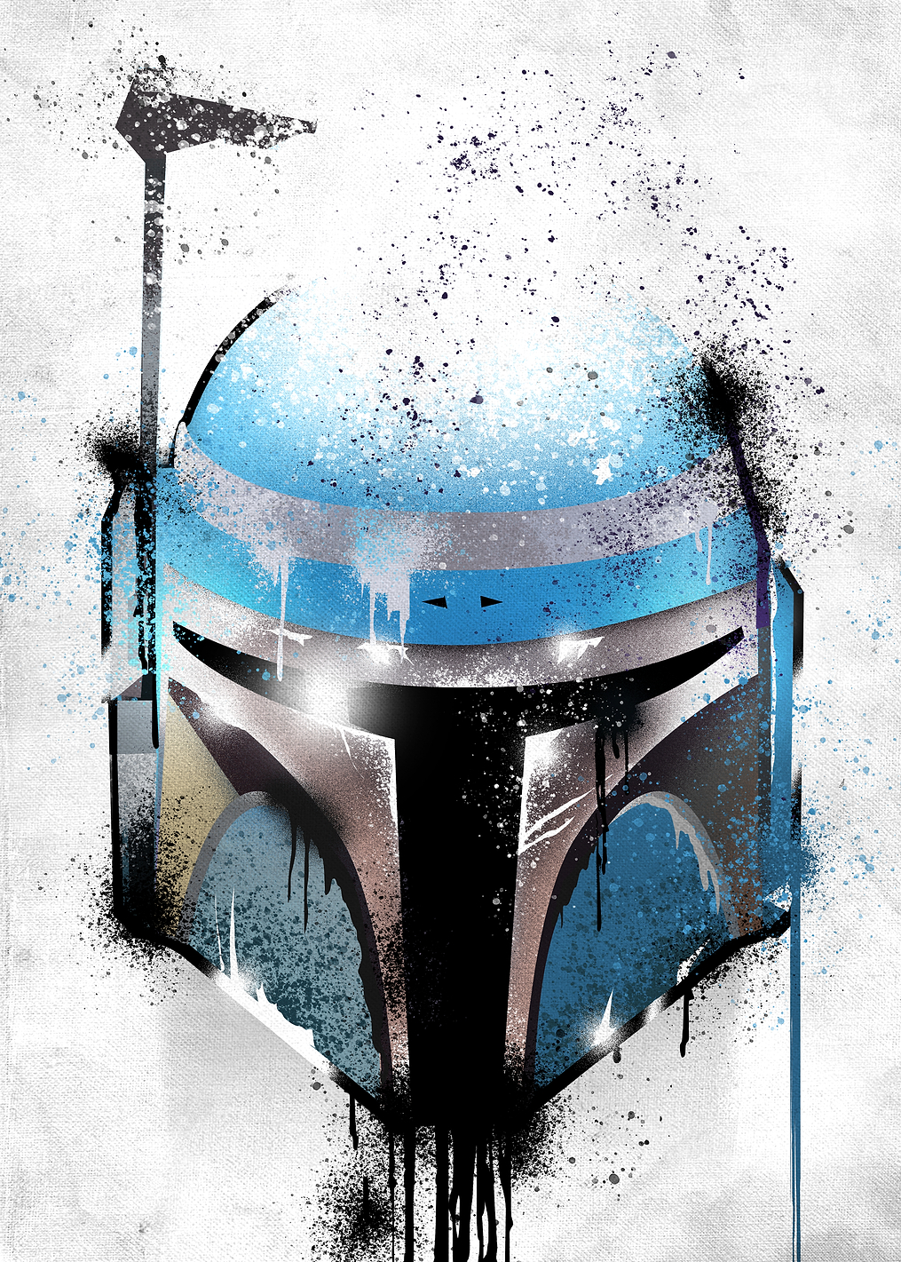 Axe Woves Graffiti Helmet: постер из коллекции Star Wars