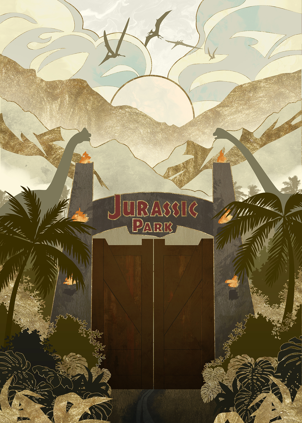 Park's Gate: постер из коллекции Jurassic World
