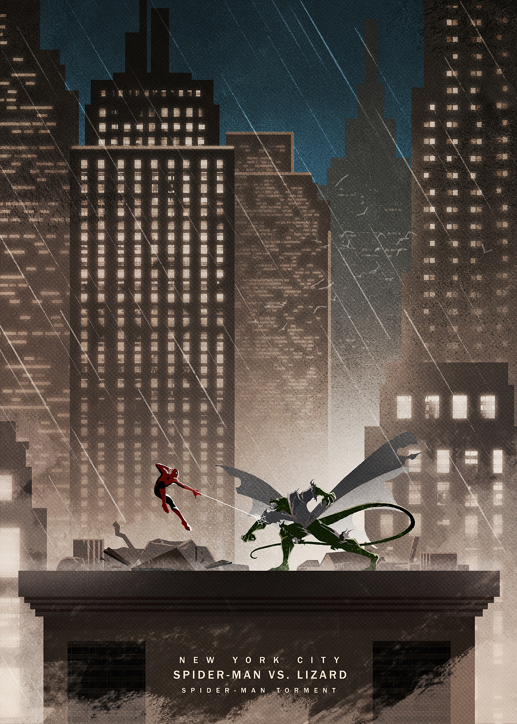 New York City: постер из коллекции Marvel