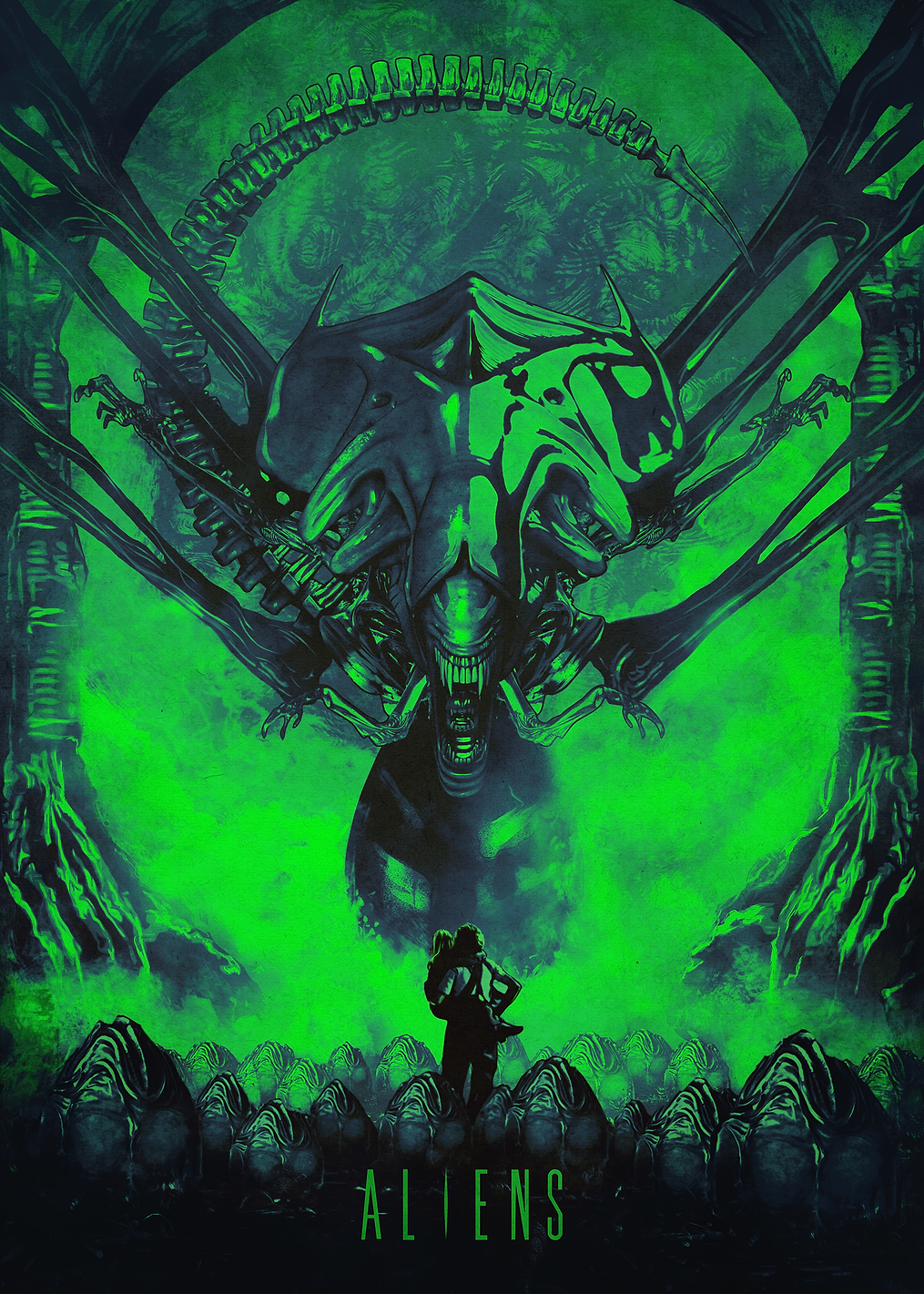 Aliens Chroma Chronicles: постер из коллекции Alien