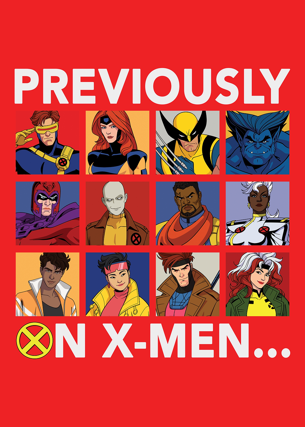 Previously on X-Men: постер из коллекции Marvel