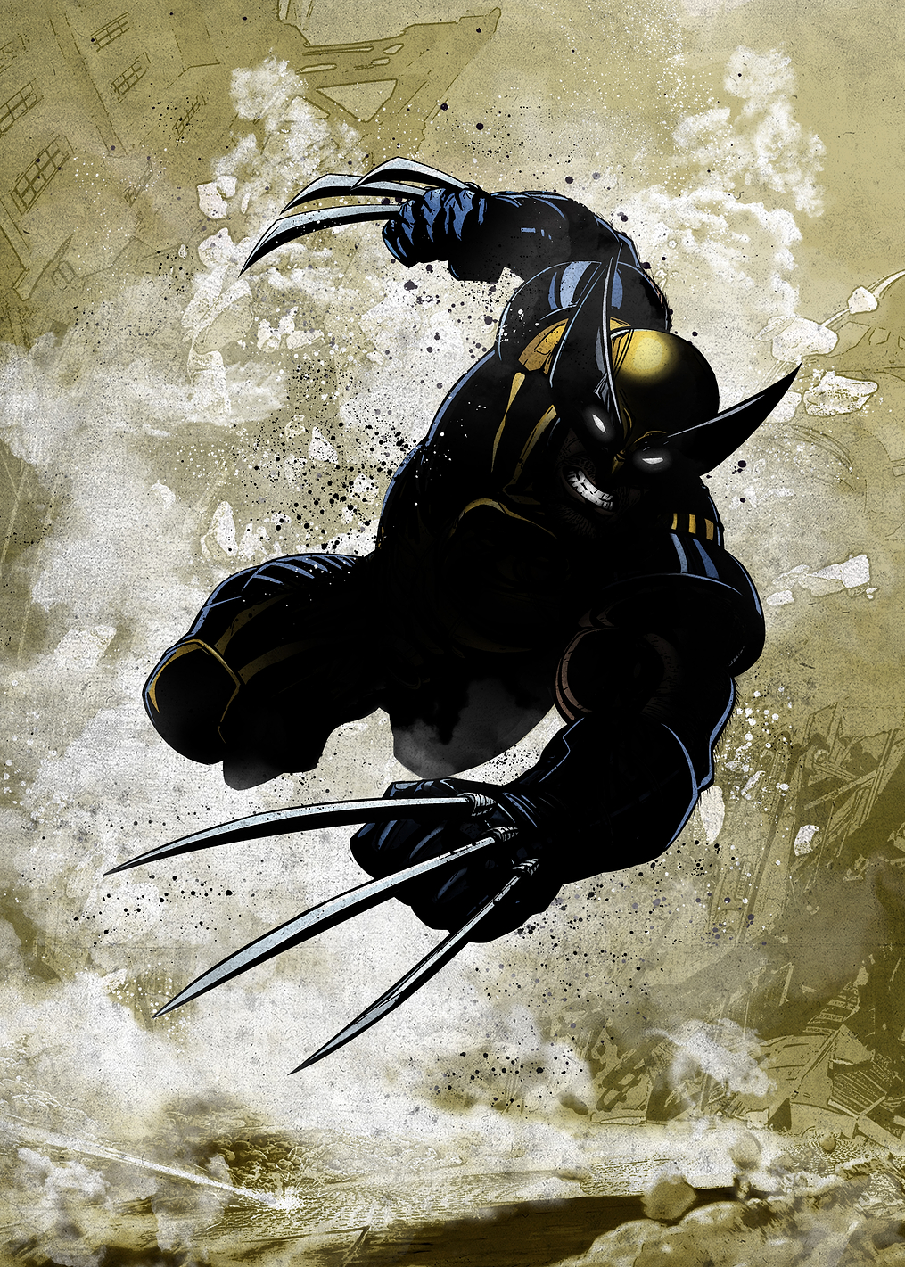 Dark Edition Wolverine: постер из коллекции Marvel