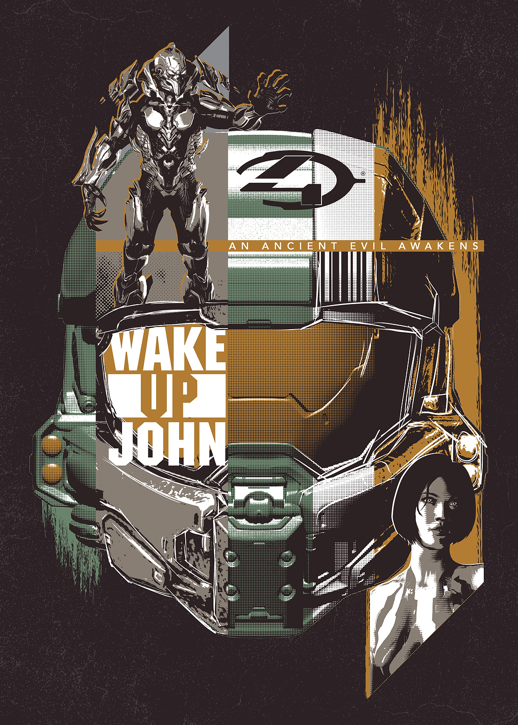 Wake up John: постер из коллекции HALO Game