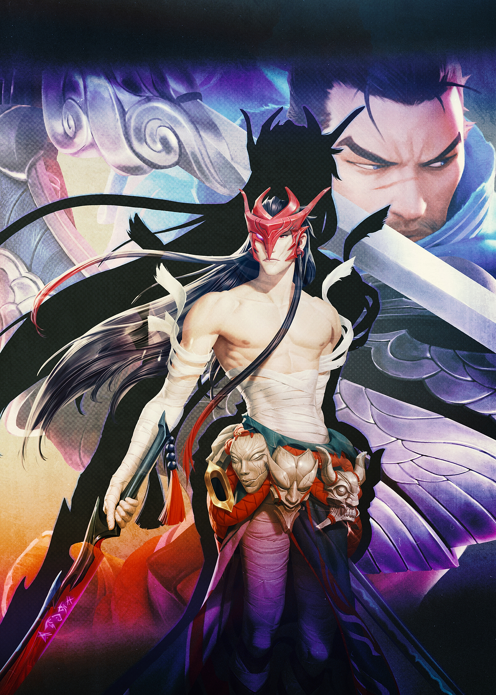 Yone and Yasuo: постер из коллекции League of Legends