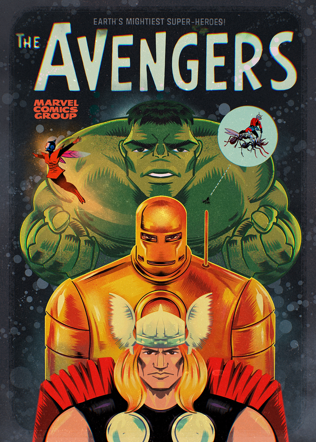 Original Lineup: постер из коллекции Marvel