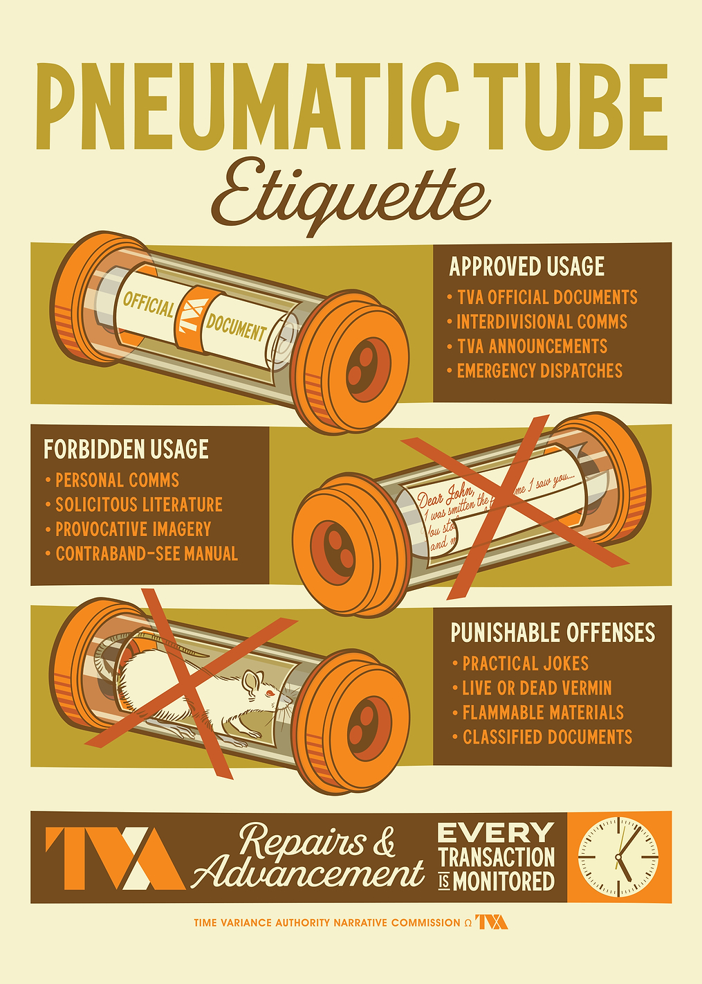 Pneumatic Tube Etiquette: постер из коллекции Marvel
