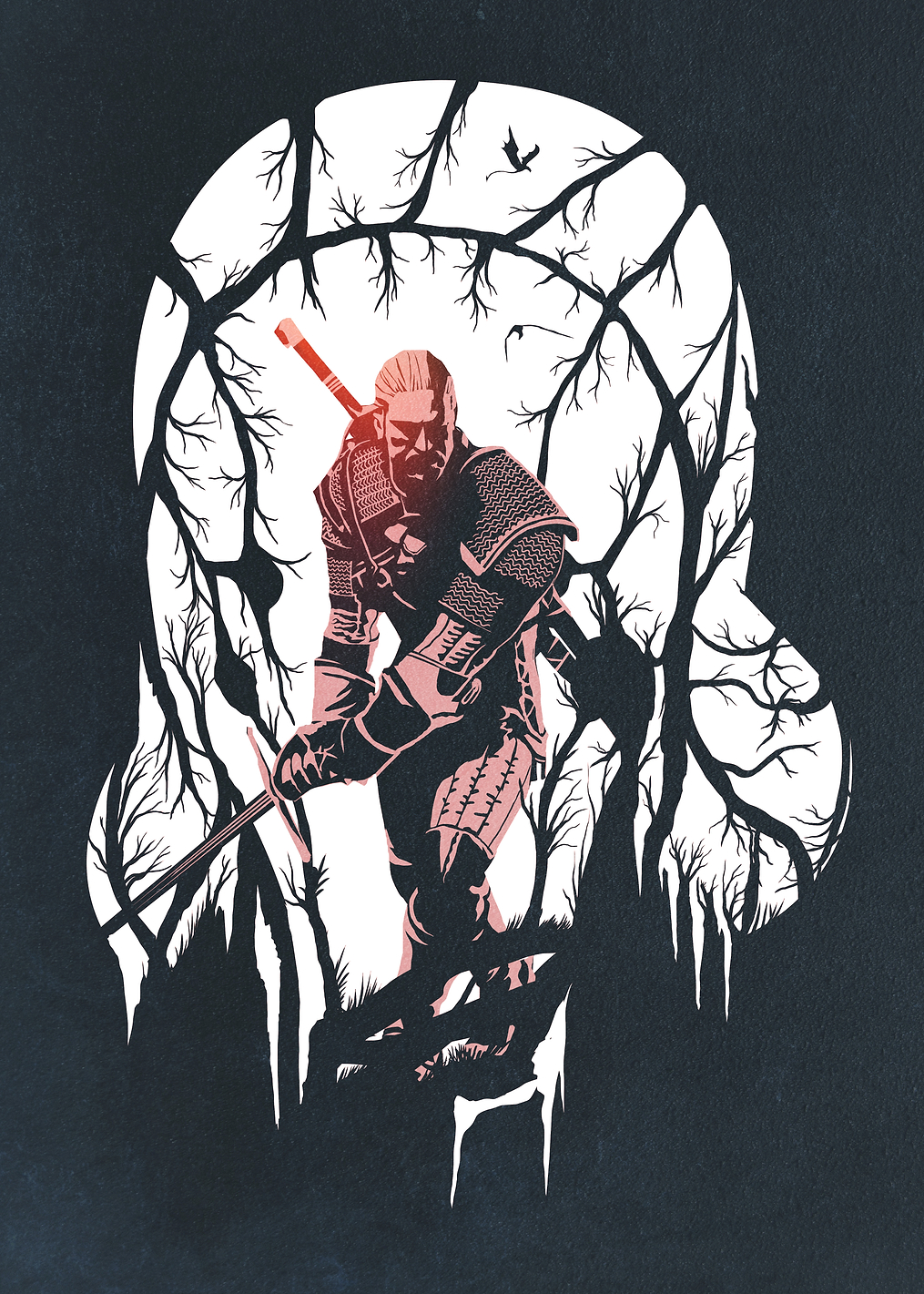 Geralt: постер из коллекции The Witcher