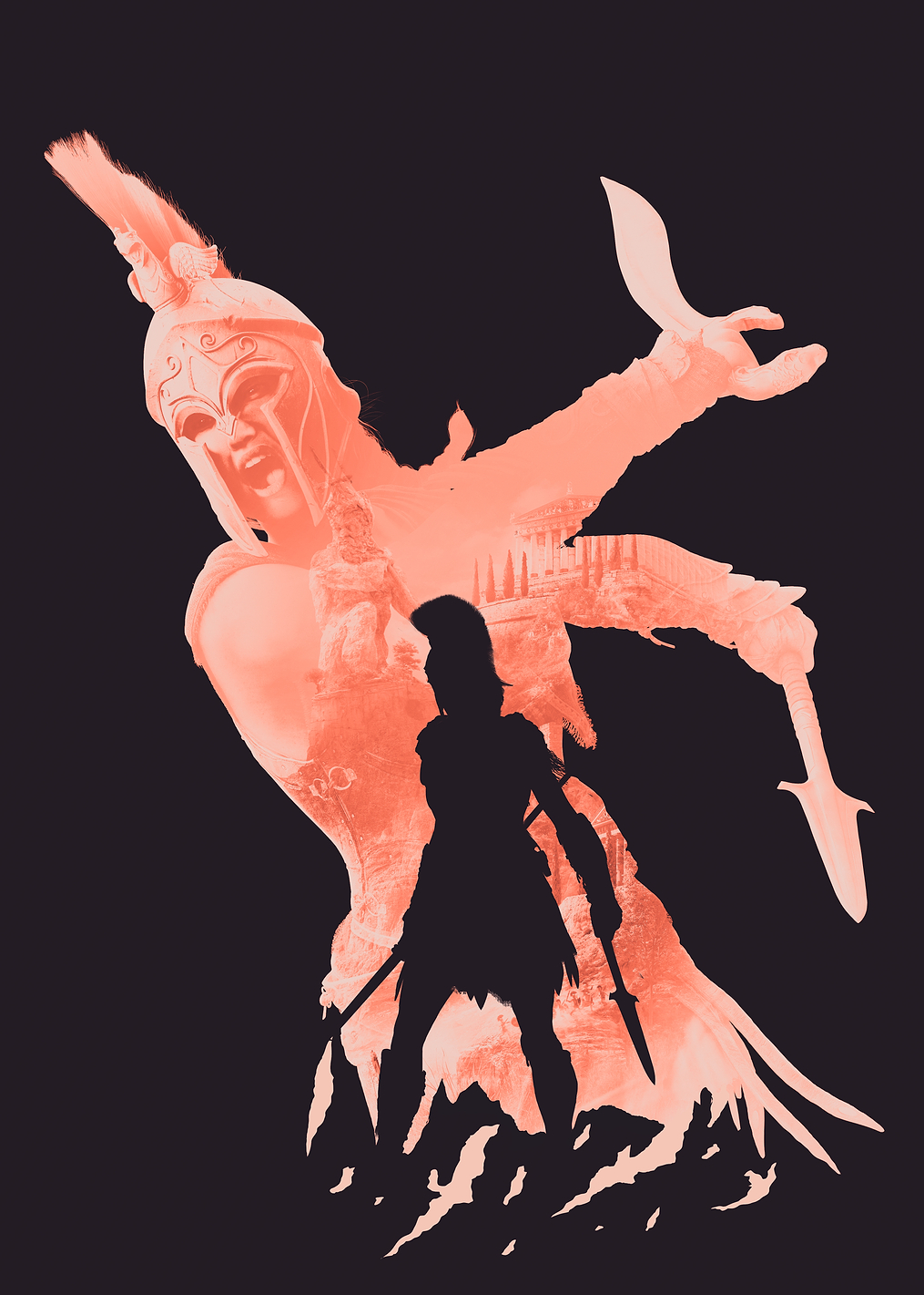 Kassandra Double Exposure: постер из коллекции Assassin's Creed