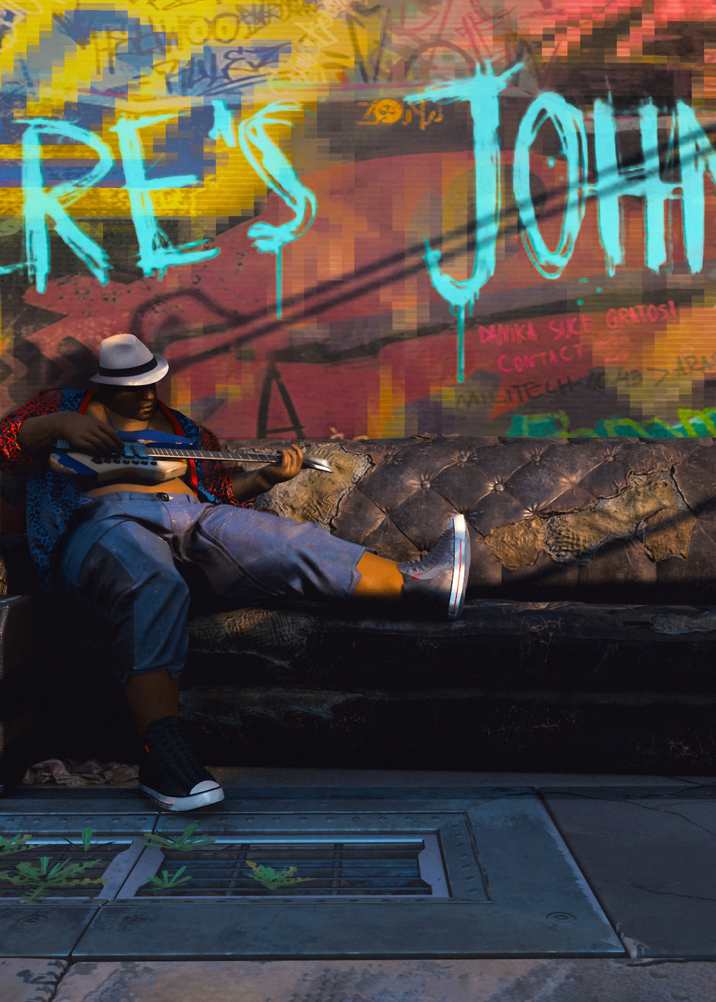 Where's Johnny: постер из коллекции Cyberpunk 2077
