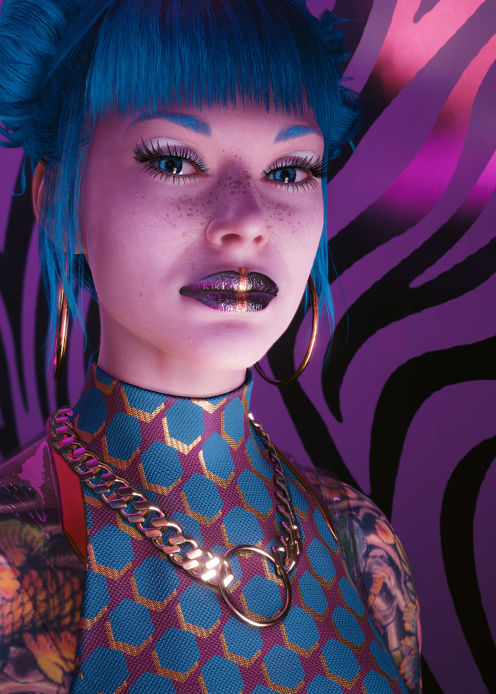 Rita Portrait: постер из коллекции Cyberpunk 2077