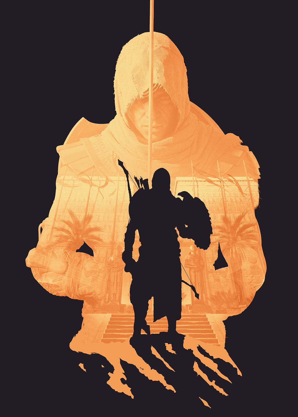 Bayek Double Exposure: постер из коллекции Assassin's Creed