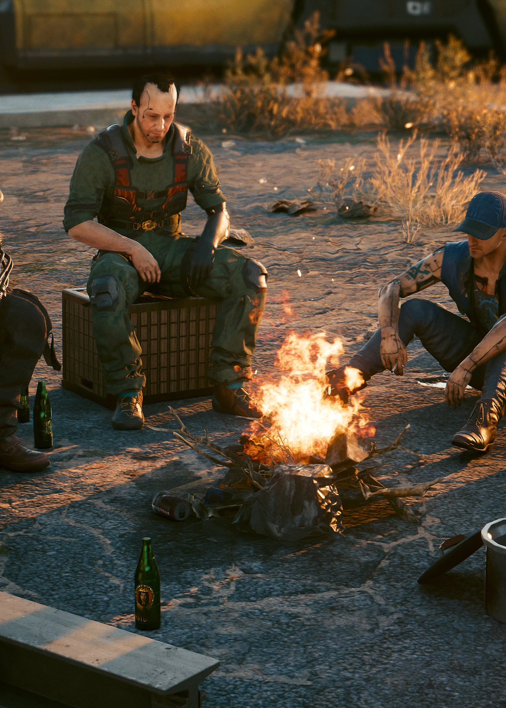 Campfire: постер из коллекции Cyberpunk 2077