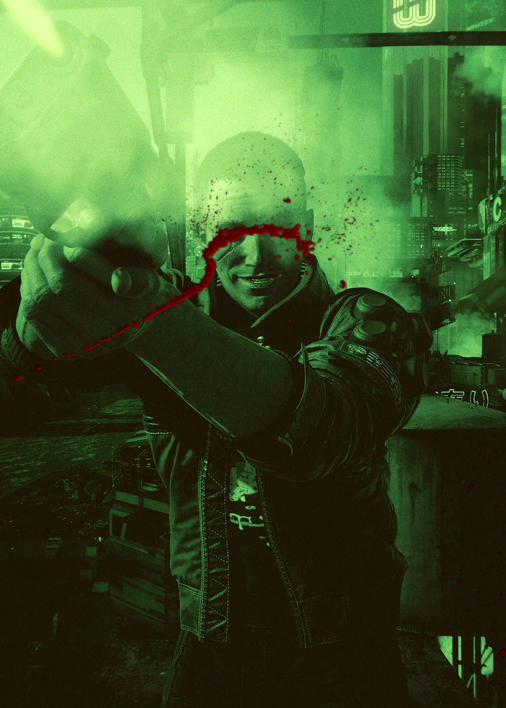 Green Light: постер из коллекции Cyberpunk 2077