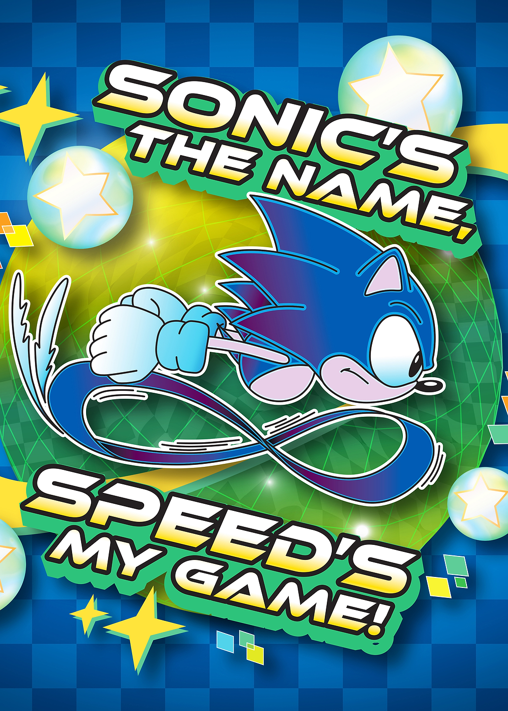 Speed is my Game: постер из коллекции Sonic the Hedgehog