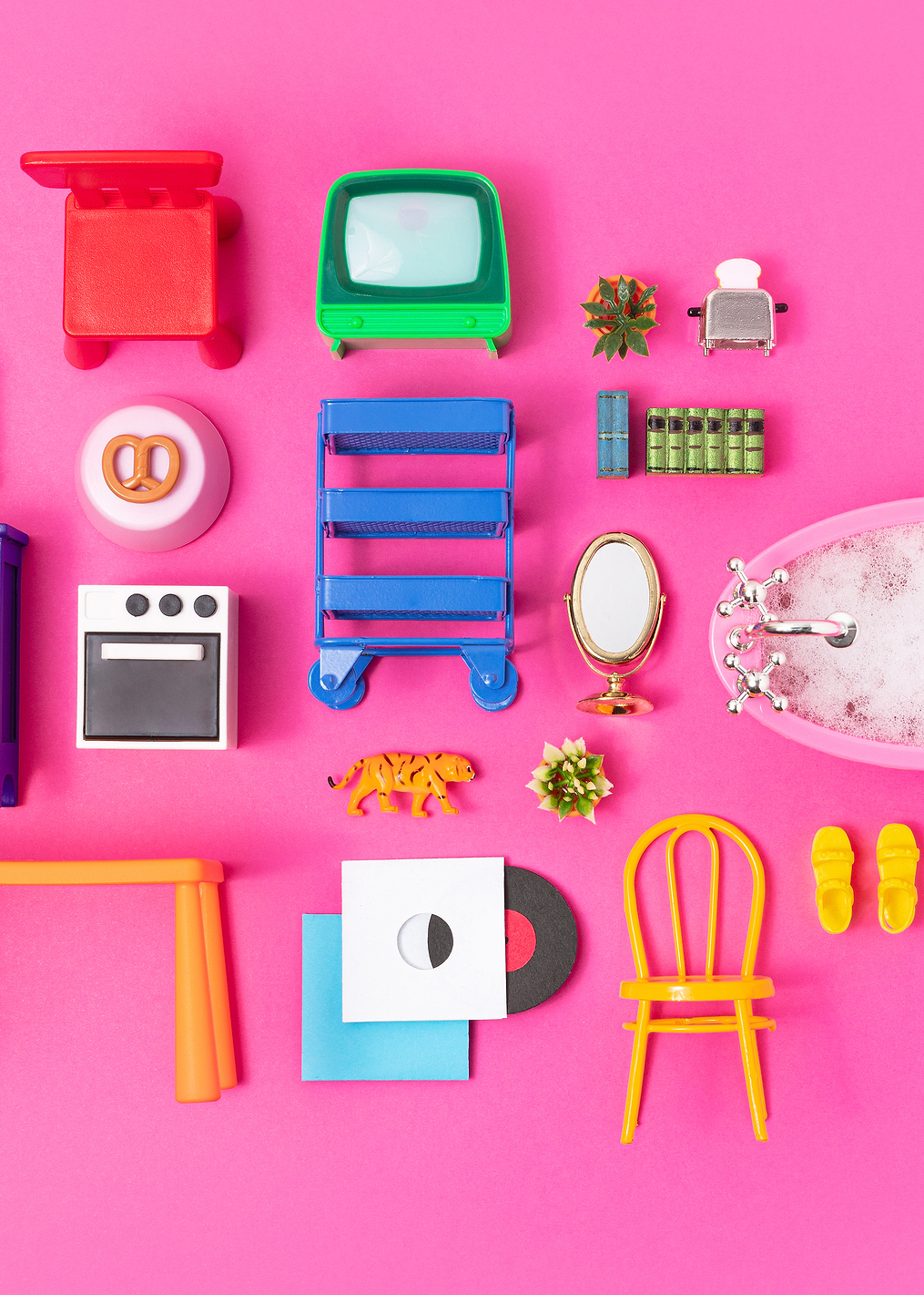Dollhouse Pink Living Room: постер из коллекции World Class Photos