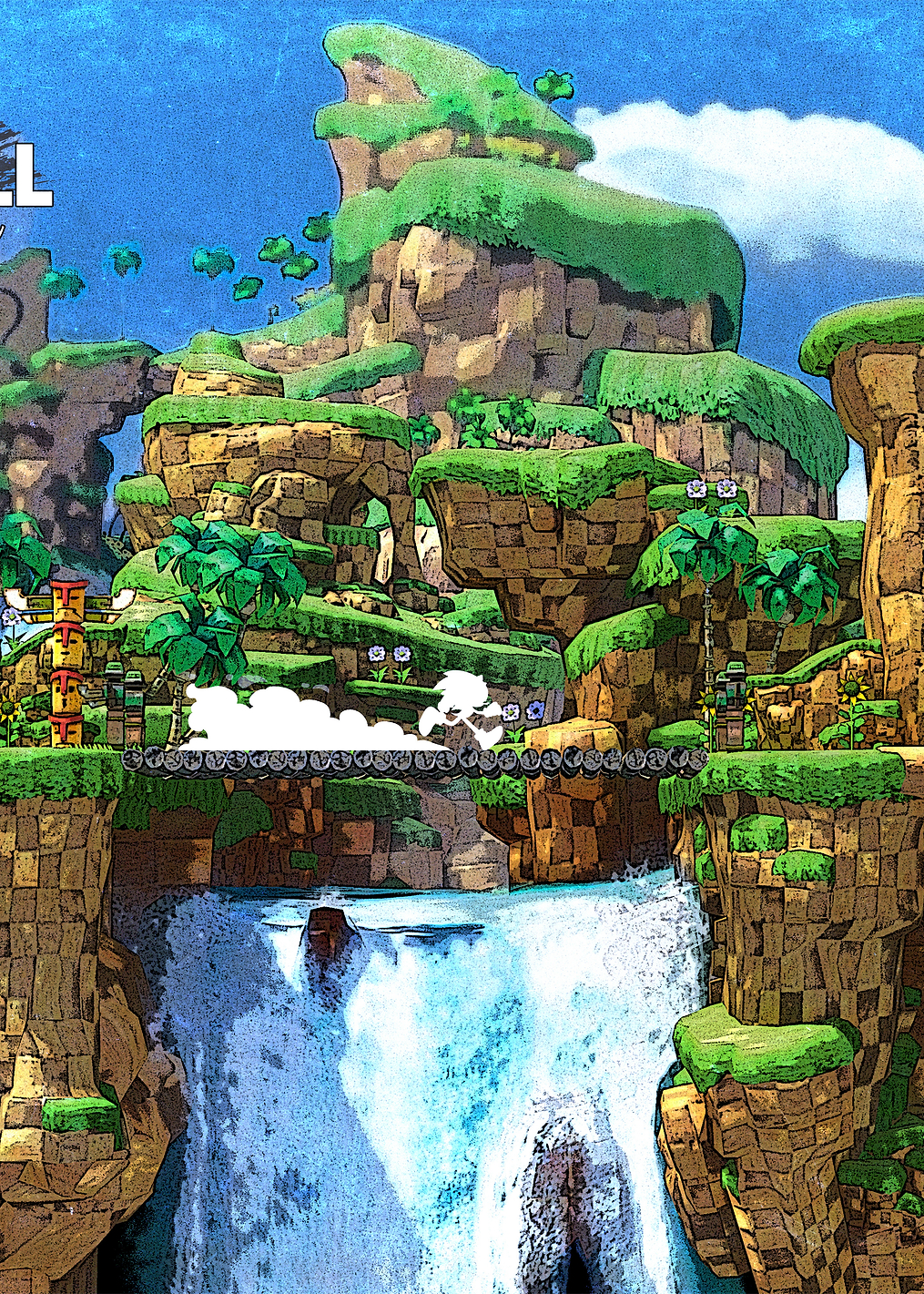 Green Hill: постер из коллекции Sonic the Hedgehog
