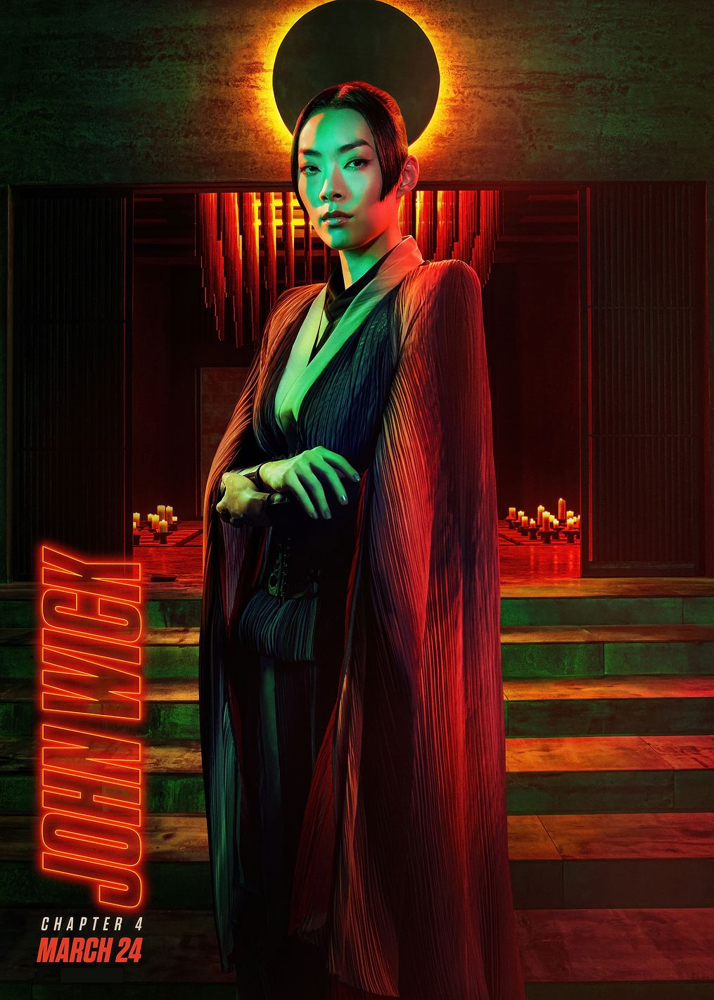 Akira's Crimson and Jade Stance: постер из коллекции John Wick