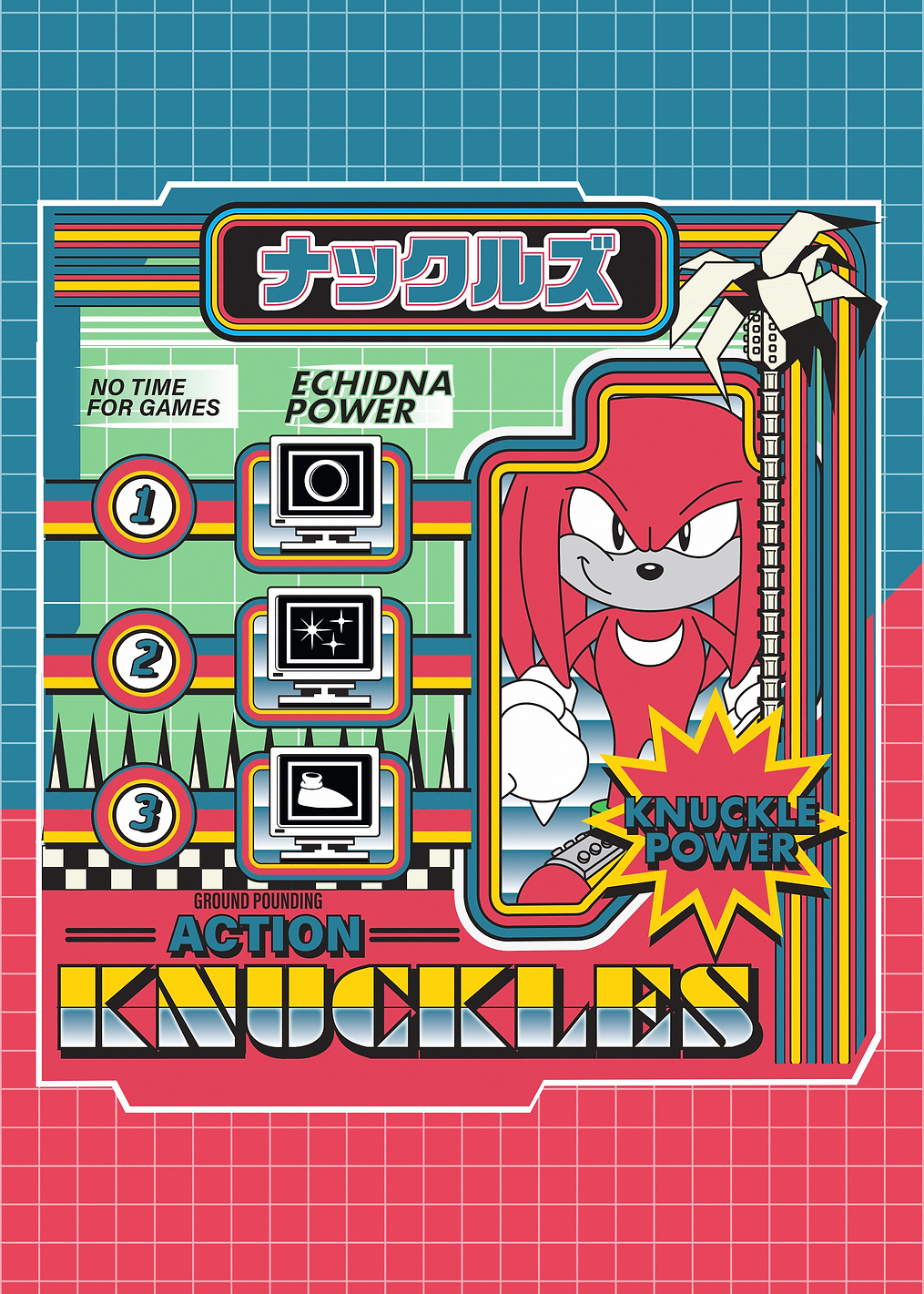 Echidna Power: постер из коллекции Sonic the Hedgehog