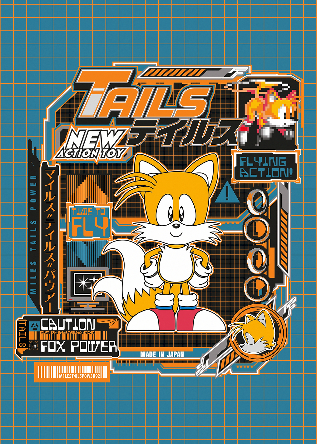 Fox Power: постер из коллекции Sonic the Hedgehog