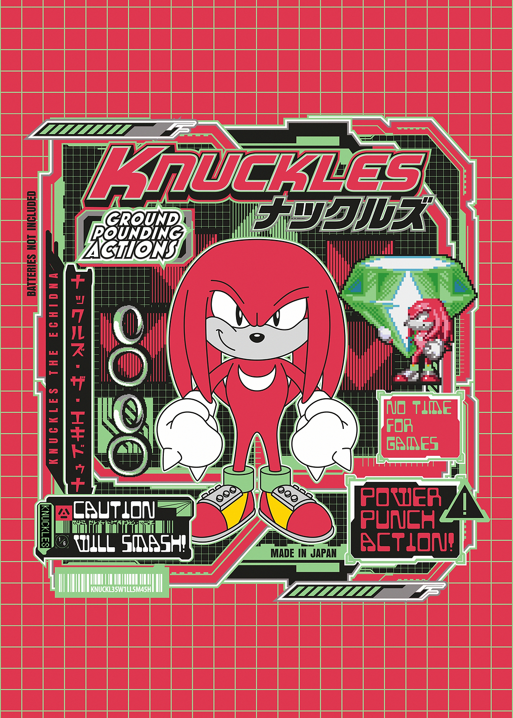 Punch Power Action: постер из коллекции Sonic the Hedgehog