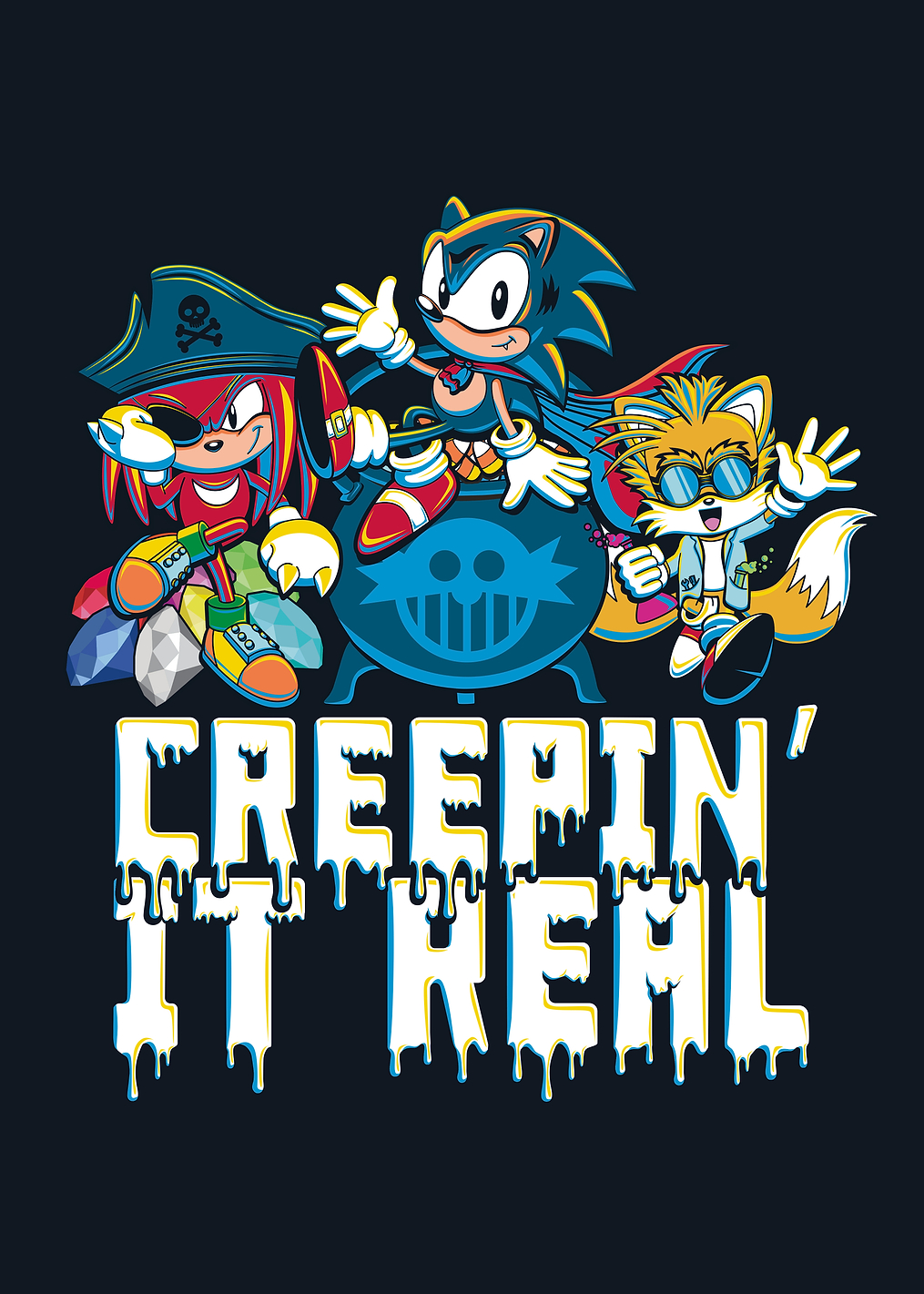 Creepin' It Real: постер из коллекции Sonic the Hedgehog